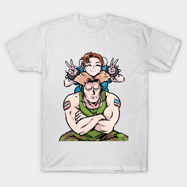 Guile / Chun T-Shirt by akairiot